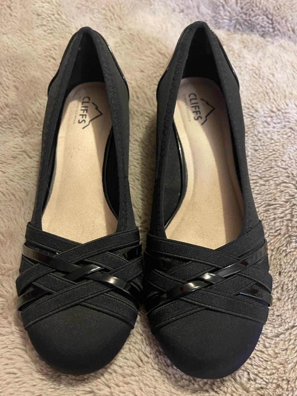 Women's Black Slip-Ons